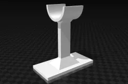 Basic Prop Stand for guns, lightsabers, swords