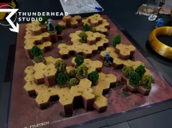 Battletech Simple Hex Hills