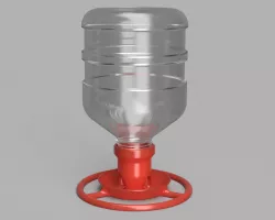 Bird Bottle Feeder with Ring