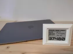 Bitcoin Ticker 2.7 e-Paper HAT 