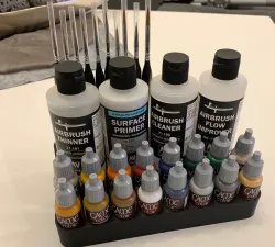 Compact Airbrush color and utility box