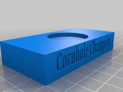 Cornhole trophy