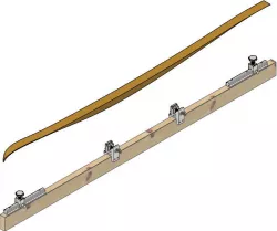 Cross Country Ski Waxing Vise