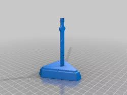 damaged sword in the stone with no handle