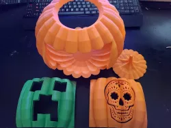 Double-sided Multi-faced Jack-o-lantern