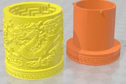 Dragon container Puzzle Box