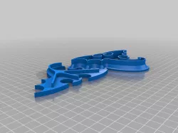 Dragon cookie cutter