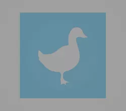 Duck stencil