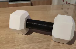 Dumbbell wedding gift, hollow