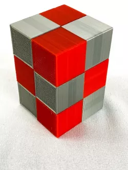 Elastic Cord Cube Puzzle