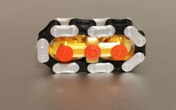 Fingertip Gyro Sprocket Spinner "chain Player".