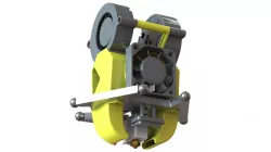 FLSUN SR 5015 Double Blower Fan Housing and Ducts for Volcano Block
