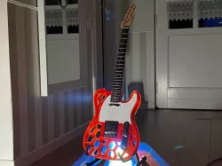 Honeycaster (3D-printed Telecaster) for Ender 3 or similar (3d printed guitar)