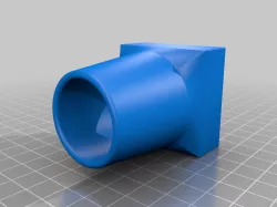 Hose fitting for mini cyclone