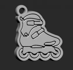 inline skate pendant