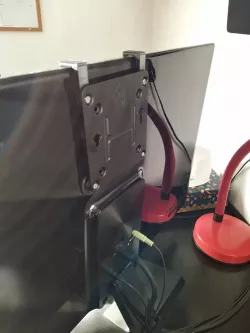 Intel NUC Monitor back hanger for 27" LG monitor
