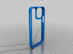 Iphone 12 and 13 mini open back tpu case cover