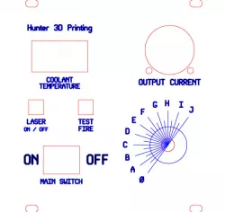 K40 Co2 Laser Front Panel