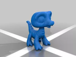 Littlest Pet Shop inspired crocodile
