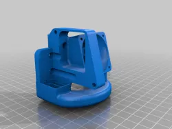 Longer LK4 Pro fanduct 5015 for Micro Swiss hot end