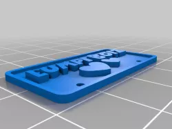 Lumpi Boiz RC vanity plate
