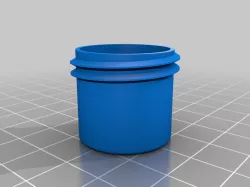 MicroSD card container that uses slim style bottle top