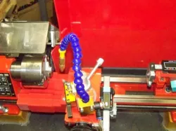 Minimum quantity lubrication (mist-cooling) for the a mini-lathe and a mini-mill
