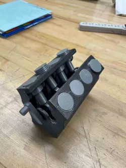 Model Cam-Driven V8 Engine