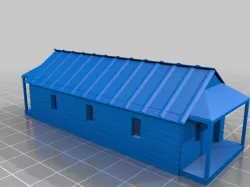 N-Scale Shotgun House