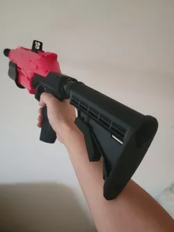 Nerf Takedown XX-800 Pistol Grip and AR15/M4 Stock Attachment (Remix)