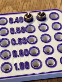 Nozzle holder for E3D V6 nozzles