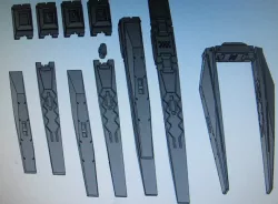 Nu Gundam fin funnel 1/100