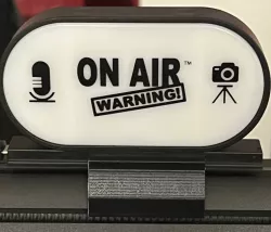 OnAirWarning screen holder for Dell U2715H Screen