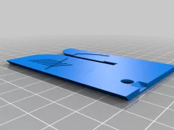 Paper Cutter insert for Double Edge Razor Blades
