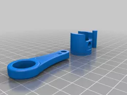 Piston keychain