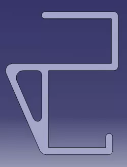 Power Strip Screwless Desk Mount