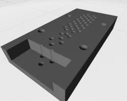 Printable AR-15 80% Lower Receiver Milling Jig - Drilling Plate (BETA)