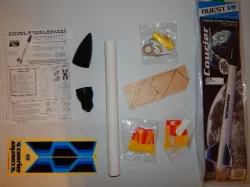 Quest Courier model rocket