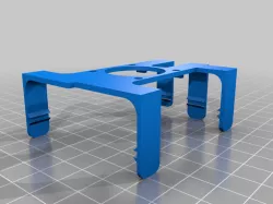 Raspberry Pi 4B - Fan Clip On Bracket / Stand for 7" Display