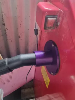 Sandblasting Cabinet Dust Extractor Adapter
