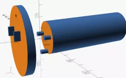 Simple Spool Holder for Flying Bear Ghost 5