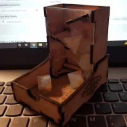Small Dice Tower (Lasercut)