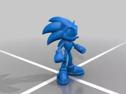 Sonic the hedgehog fanart figure