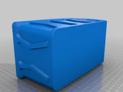 Stackable Akro Storage Bin with Tag Holder Remix