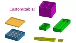 Stackable Organizer, Tray, box etc. Sizeable