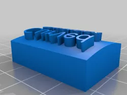 Stamp with PLA?  A test.