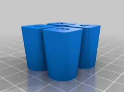 Trouble game pieces with numbers