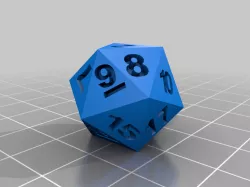 20 sided D&D Dice