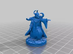 28mm Dragon Priest or Cultist for D&D, Frostgrave, etc