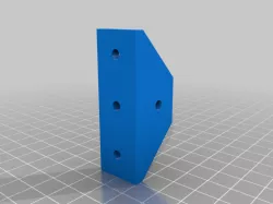 3-Way Extrusion Bracket - Corner Square
